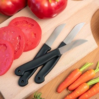 Küchenmesser Gemüsemesser Obstmesser Schälmesser Haushaltsmesser schwarz weiß